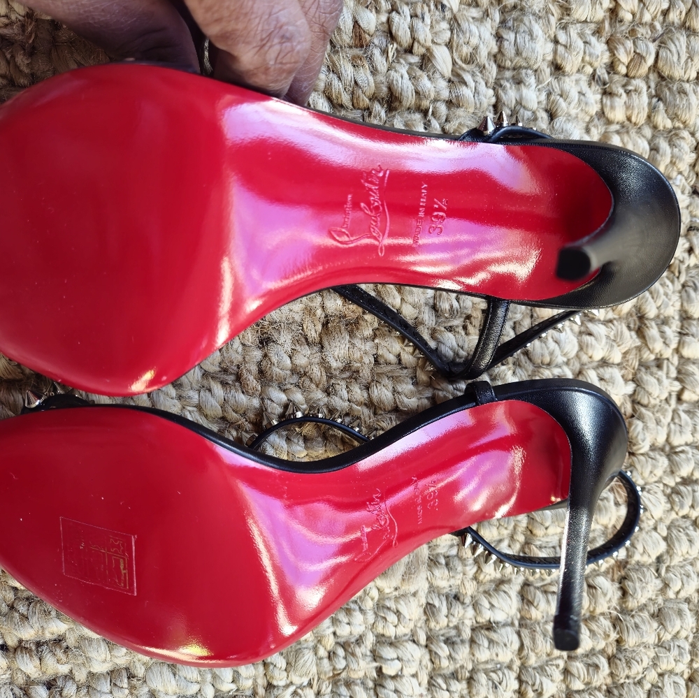 *AUTHENTIC* Christian Louboutin Spike 100mm Sandals New in Box